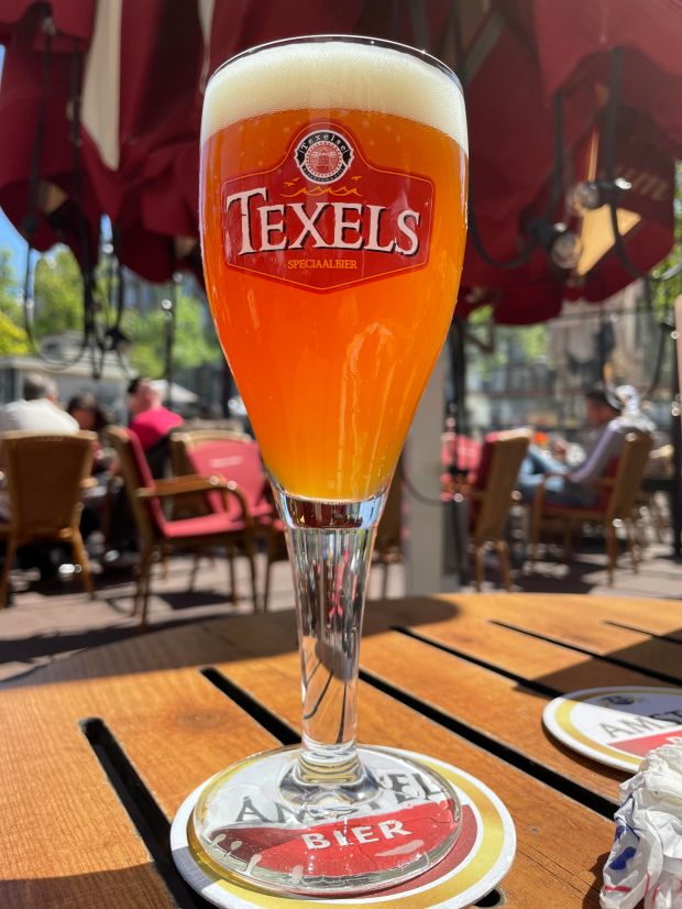 A Texels beer in Amsterdam.