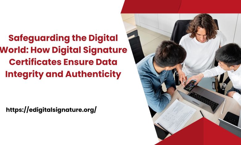 Safeguarding the Digital World: How Digital Signature Certificates Ensure Data Integrity and Authenticity
