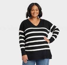 Women’s High Collar Sweater Plus Size